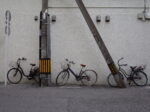 「亜茶子」第三回用　街の自転車