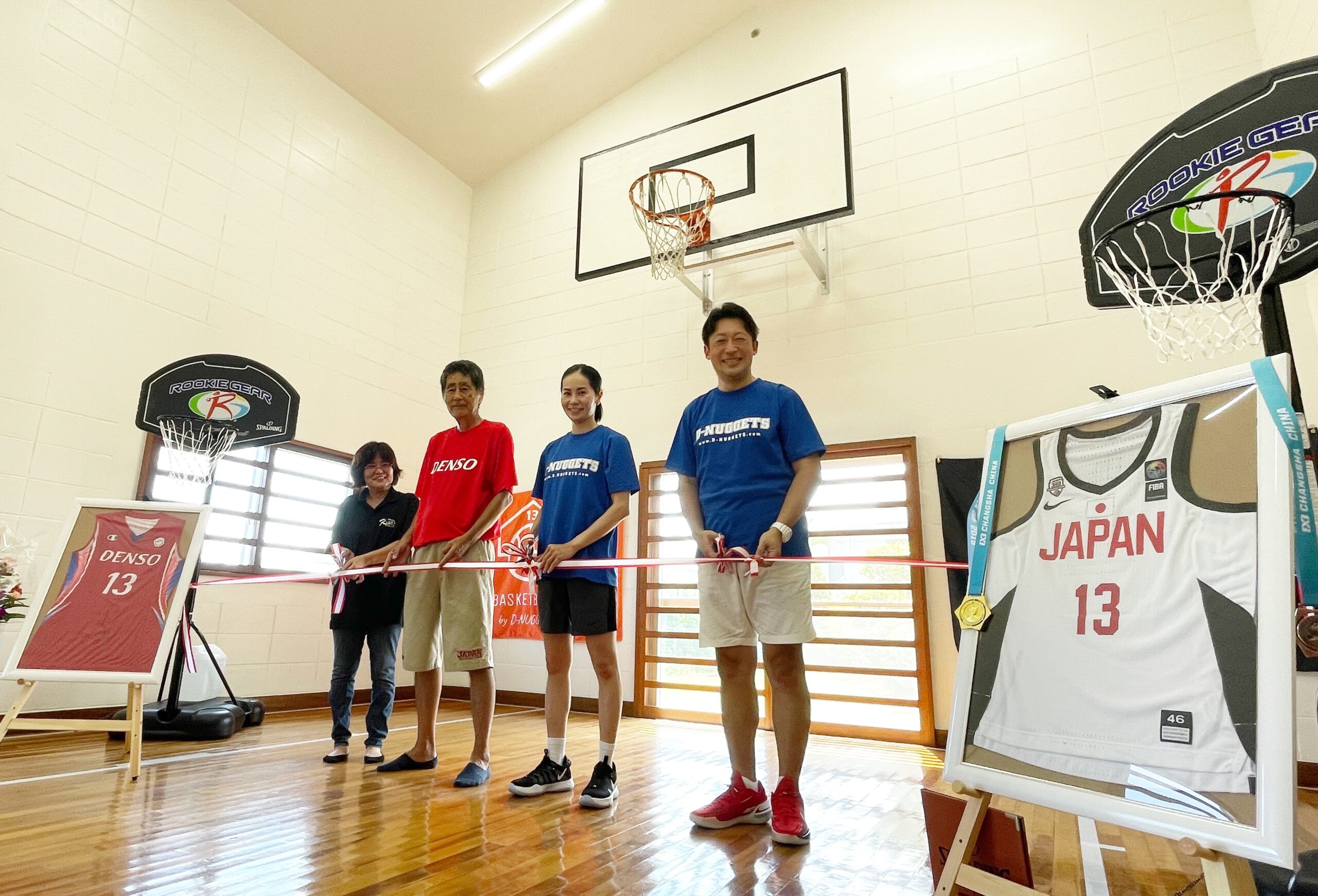 父設計の自宅バスケコートをレンタル 元3人制女子日本代表の伊集南さん Hub沖縄 つながる沖縄ニュースネット